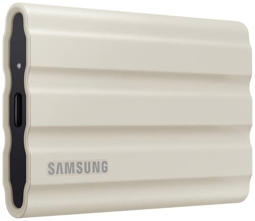 Samsung Portable T7 Shield 2TB Externe SSD USB 3.2 Gen 2 Beige PC/Mac MU-PE2T0K/EU von Samsung