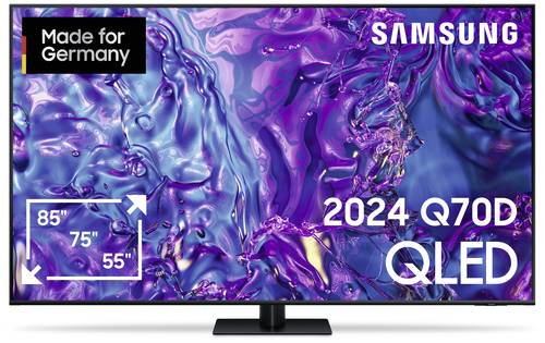 Samsung QLED 4K Q70D QLED-TV 138cm 55 Zoll EEK E (A - G) CI+, DVB-T2 HD, QLED, Smart TV, UHD, WLAN S von Samsung