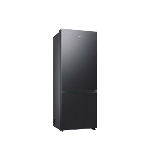 Samsung RB53DG703CB1EF Kühl-Gefrierkombination, 203 cm, 538 l, Extra breit (75 cm), Kühlschrank mit Gefrierfach, Wifi & AI Energy Mode, Twin Cooling+, Metal Cooling, No Frost+, Premium Black Steel von Samsung