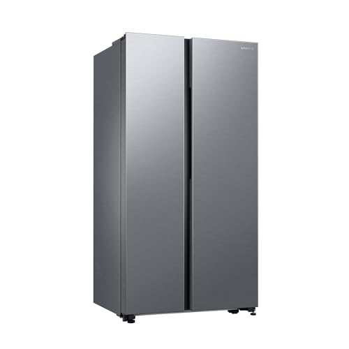 Samsung RS62DG5003S9EF Side-by-Side-Kühlschrank mit Gefrierfach, 178 cm, 628 l, SmartThings AI Energy Mode, Twist Ice Maker, SpaceMax, No Frost+, Edelstahl Look von Samsung