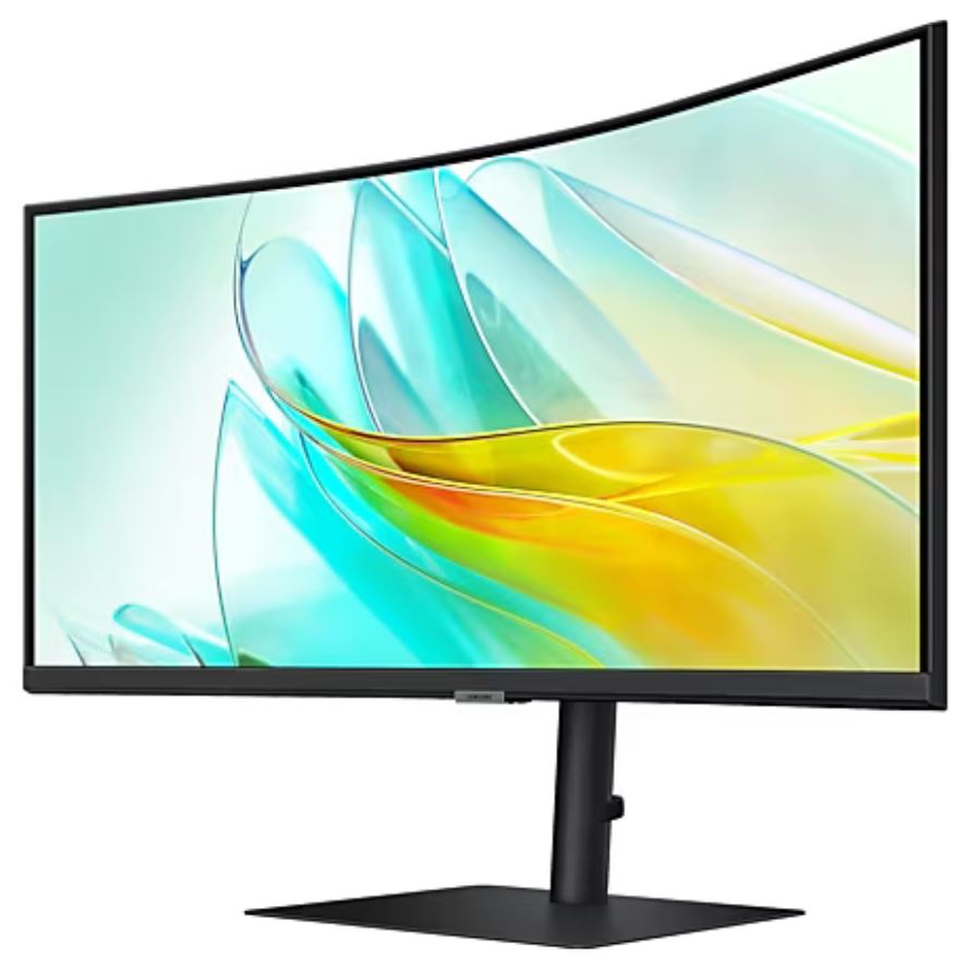 Samsung Serie 6 - Curved Monitor 84cm/34" (3440x1440) - 100Hz - 5ms - HDMI - USB-C - black [Energieklasse G] (LS34C652UAUXEN) von Samsung