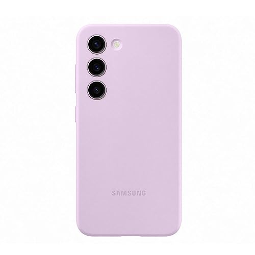 Samsung Silicone Smartphone Case EF-PS911 für Galaxy S23, Handy-Hülle, Silikon, Kratzfest, Schlankes Design, Lavender von Samsung