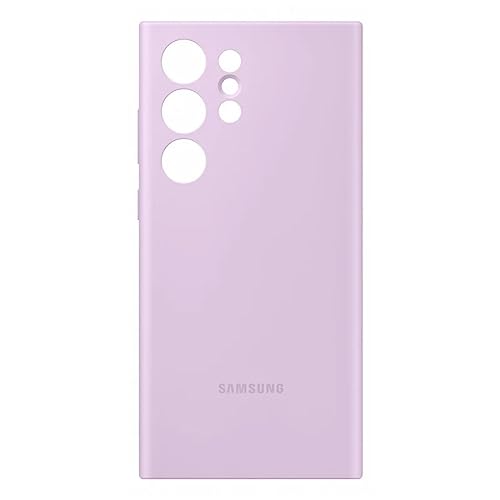 Samsung Silicone Smartphone Case EF-PS918 für Galaxy S23 Ultra, Handy-Hülle, Silikon, Kratzfest, Schlankes Design, Lavender von Samsung