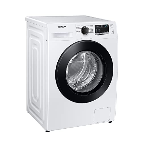 Samsung WW91T4048CE/EG Waschmaschine, 9 kg, 1400 U/min, Ecobubble, Hygiene-Dampfprogramm, FleckenIntensiv-Funktion, Digital Inverter Motor, Weiß von Samsung