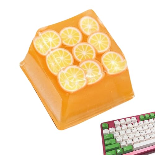 Samuliy Tastatur-Tastenkappen-Set, Crystal Jelly-Tastenkappen | Obst-Schlüsselkappen - Candy Fruit-Tastenkappen, kreatives Fruchtdesign, niedliche Ästhetik – verbessern Sie Ihr Tipperlebnis von Samuliy