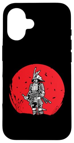 Hülle für iPhone 16 Lustiges Samurai-Design, japanischer Krieger, japanischer Dämon von Samurai Gifts & Shirts Men Women Kids