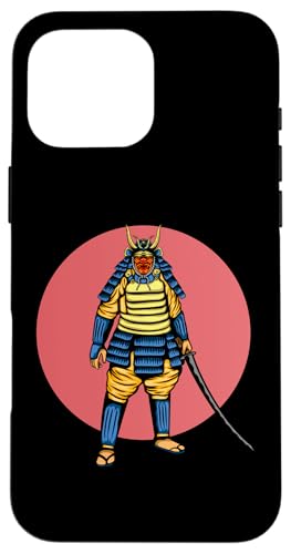 Hülle für iPhone 16 Pro Max Lustiges Samurai-Design, japanischer Krieger, japanischer Dämon von Samurai Gifts & Shirts Men Women Kids