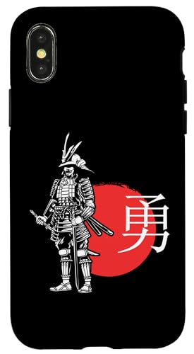 Hülle für iPhone X/XS Lustiges Samurai-Design, japanischer Krieger, japanischer Dämon von Samurai Gifts & Shirts Men Women Kids