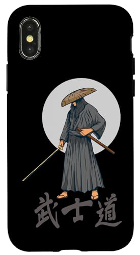 Hülle für iPhone X/XS Lustiges Samurai-Design, japanischer Krieger, japanischer Dämon von Samurai Gifts & Shirts Men Women Kids