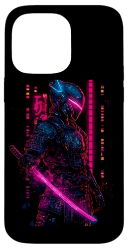 Hülle für iPhone 14 Pro Max Roboter-Samurai-Krieger Japanischer Samurai-Ninja von Samurai Kunst Ukiyo-e Kanji Krieger Geschenk