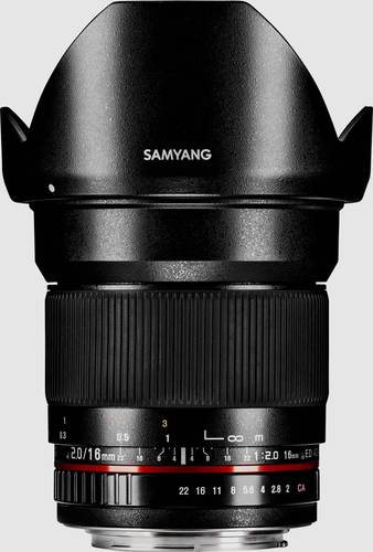 Samyang 21530 21530 Weitwinkel-Objektiv f/2.0 (max) 16mm von Samyang