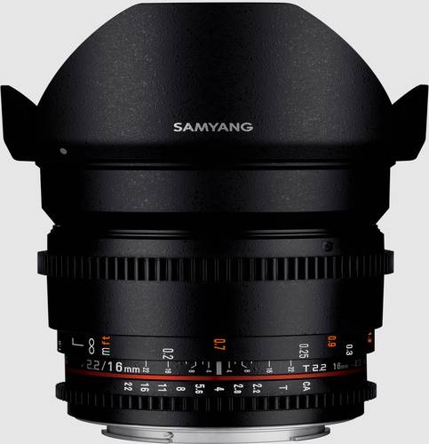 Samyang 21782 21782 Weitwinkel-Objektiv f/2.2 (max) 16mm von Samyang