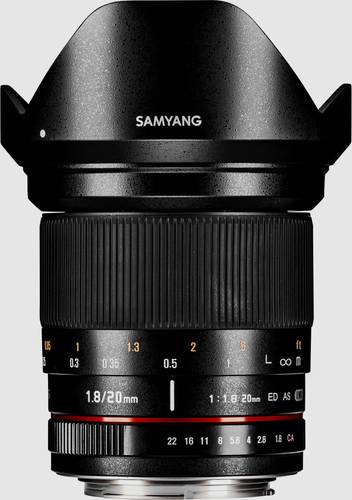 Samyang 21796 21796 Weitwinkel-Objektiv f/1.8 (max) 20mm von Samyang