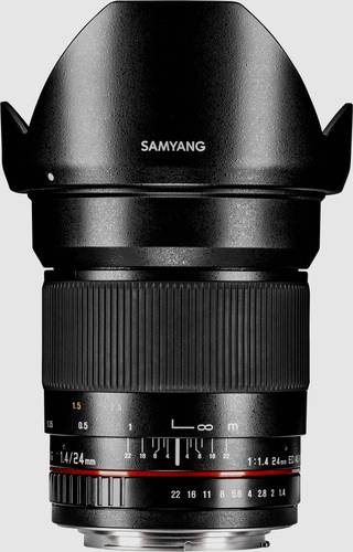 Samyang 21805 21805 Weitwinkel-Objektiv f/1.4 (max) 24mm von Samyang