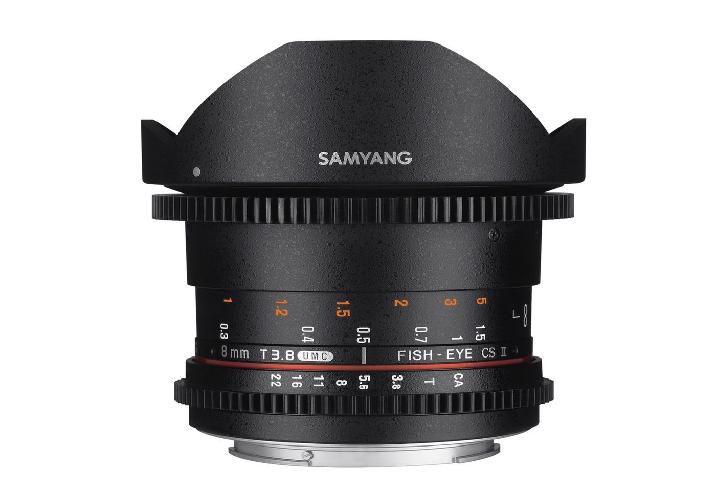 Samyang MF 8mm T3,8 Fisheye II Video APS-C Sony E Fisheyeobjektiv von Samyang