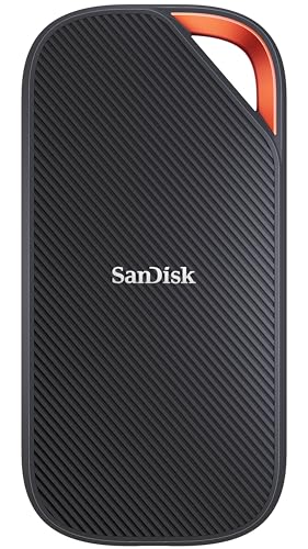 SanDisk Extreme PRO Portable SSD mit USB4, 4 TB, 40 Gbit/s, bis zu 3.800 MB/s Lesegeschwindigkeit und bis zu 3.700 MB/s Schreibgeschwindigkeit von SanDisk