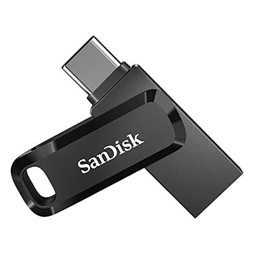 SanDisk Ultra Dual Drive Go USB Type-C 256 GB (Android Smartphone Speicher, USB Type-C-Anschluss, 150 MB/s Lesegeschwindigkeit, Nutzung als Schlüsselanhänger möglich) von SanDisk
