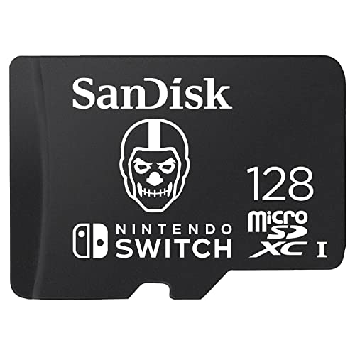 SanDisk microSDXC Karte für Nintendo Switch Fortnite Edition 128 GB (für die Nintendo Switch, Lesen bis zu 100 MB/s, Schreiben bis zu 90 MB/s, 30 Jahre eingeschränkte Garantie) von SanDisk