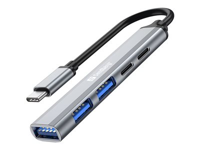 SANDBERG USB-C to 3xUSB-A+2xUSB-C SAVER von Sandberg