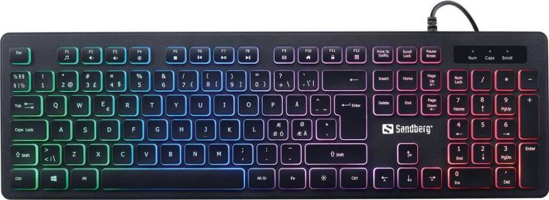 Sandberg Gamer Keyboard Stealth NORDIC (640-32) von Sandberg