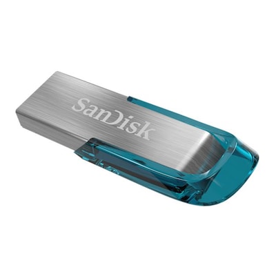 SanDisk 128GB Ultra Flair USB 3.0 Stick Tropic Blue von Sandisk
