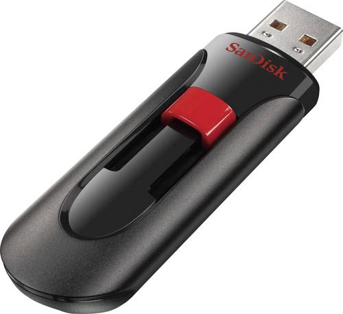 SanDisk Cruzer® Glide™ USB-Stick 64GB Schwarz SDCZ60-064G-B35 USB 2.0 von Sandisk
