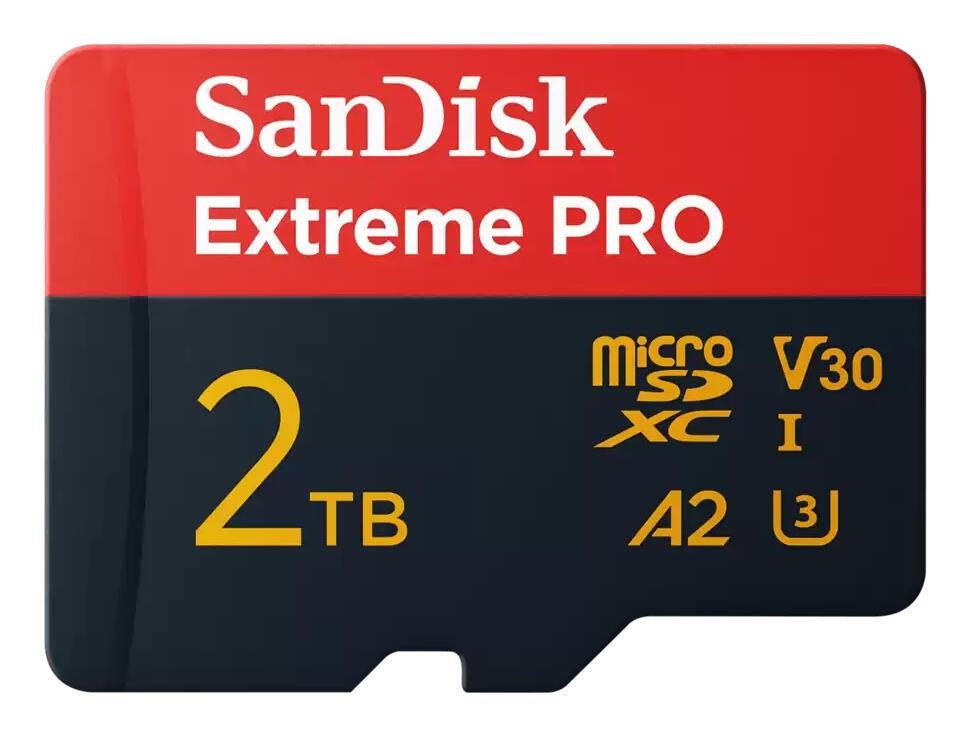 SanDisk Extreme® PRO microSDXC Speicherkarte 2 TB mit SD-Adapter von Sandisk