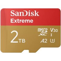 SanDisk Extreme 2 TB microSDXC Speicherkarte bis 240 MB/s lesen Class 3 (U3) von Sandisk