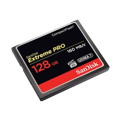 SanDisk Extreme Pro 128 GB CompactFlash Speicherkarte bis zu 160 MB/s von Sandisk
