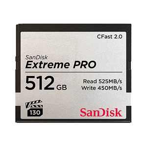 SanDisk Speicherkarte CompactFlash Card Extreme Pro CFast 2.0 512 GB von Sandisk