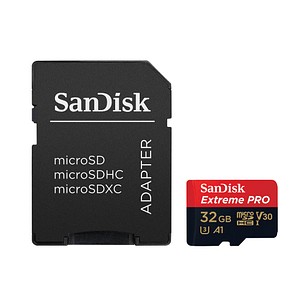 SanDisk Speicherkarte microSDHC-Card Extrem PRO 32 GB von Sandisk