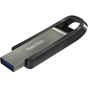 SanDisk USB-Stick Extreme Go grau, schwarz 64 GB von Sandisk