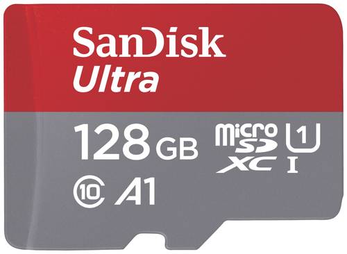 SanDisk Ultra + Adapter microSDXC-Karte 128GB A1 Application Performance Class, UHS-Class 1 von Sandisk