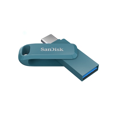 SanDisk Ultra Dual Drive Go 128 GB USB 3.1 Type-C / USB-A Stick Navagio Bay Blau von Sandisk