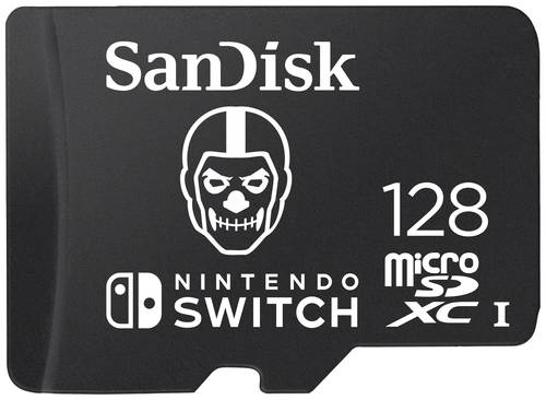 SanDisk microSDXC Extr 128GB (U3/UHS-I/CL.10/R100/W60) Fortnite, Skull Trooper microSDXC-Karte 128GB von Sandisk