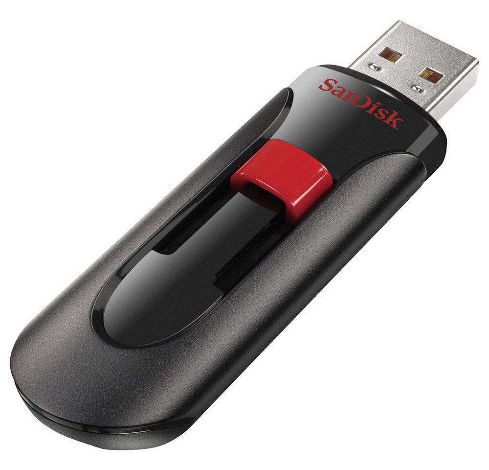 Sandisk SanDisk Cruzer® Glide™ USB-Stick 64 GB Schwarz SDCZ60-064G-B35 USB 2. USB-Stick von Sandisk