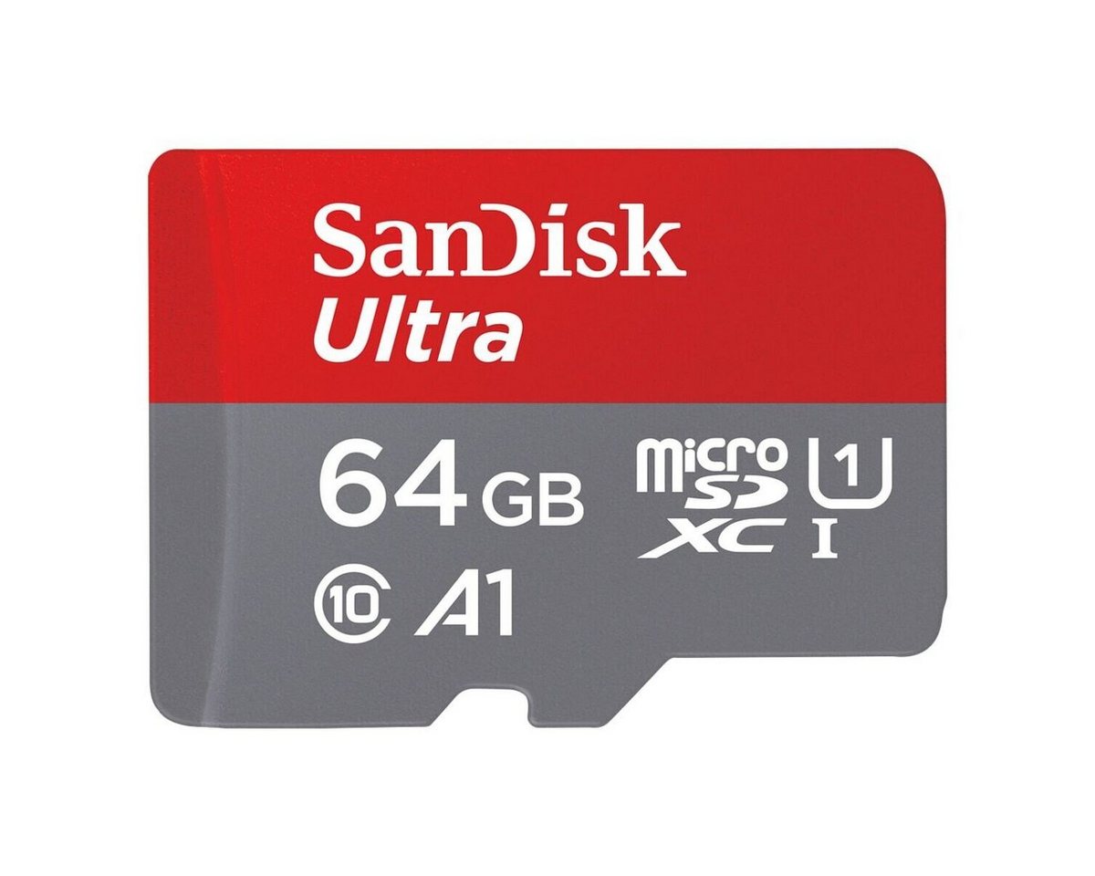 Sandisk Ultra Speicherkarte (64 GB, 140 MB/s Lesegeschwindigkeit, inklusive SD-Adapter) von Sandisk