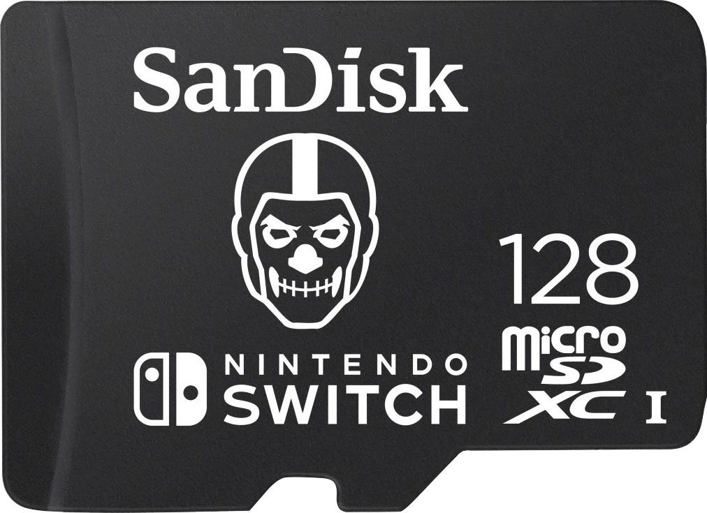 Sandisk microSDXC Extreme 128GB Fortnite Edition, Skull Trooper Speicherkarte (128 GB, UHS-I Class 10, 100 MB/s Lesegeschwindigkeit) von Sandisk