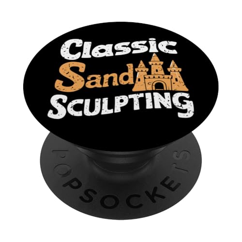 Sandkunst-sandburgenskulpturen-wettbewerb PopSockets mit austauschbarem PopGrip von Sandskulpturen-strandskulptur Sandburgenschnitzen