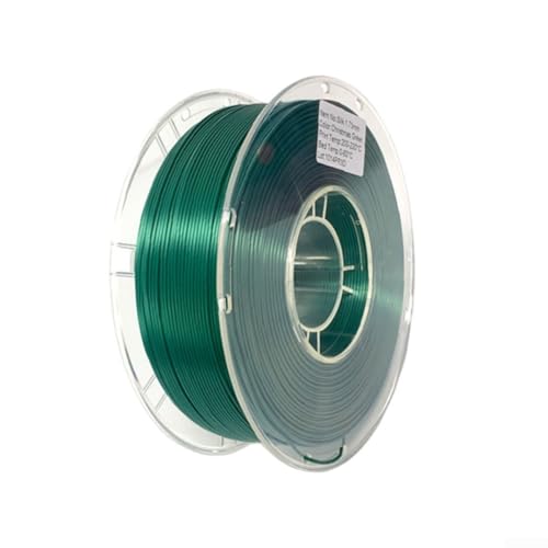 Seiden-Finish für PLA-Filament, speziell für den Einsatz in den meisten FDM-Druckern in Standardgröße von 1 75 mm mit starken Haftvorteilen (grün) von Sandyseptember