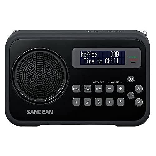 Sangean DPR-67 DAB+ UKW Tragbares Radio, Tischenradio, Digitalradio - Schwarz von Sangean