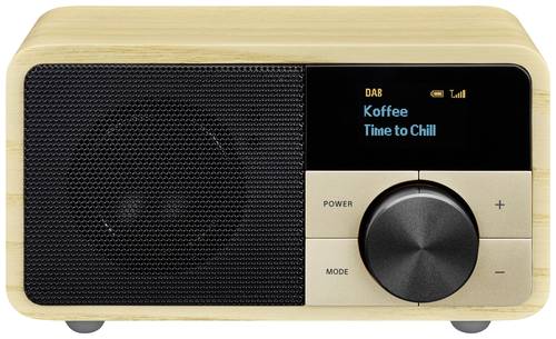 Sangean Genuine Mini DDR-7 Tischradio DAB+, UKW AUX, Bluetooth® Holz von Sangean