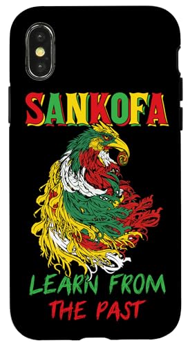 Hülle für iPhone X/XS Sankofa Lerne vom früheren afrikanischen Symbol Adinkra Bird von Sankofa African American Black History Pan African