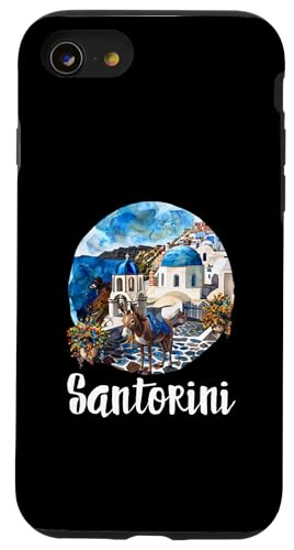 Santorini Griechenland - Santorin Hülle für iPhone SE (2020) / 7 / 8 von Santorini Souvenir Store