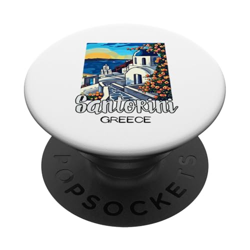 Santorini Griechenland - Santorin PopSockets mit austauschbarem PopGrip von Santorini Souvenir Store