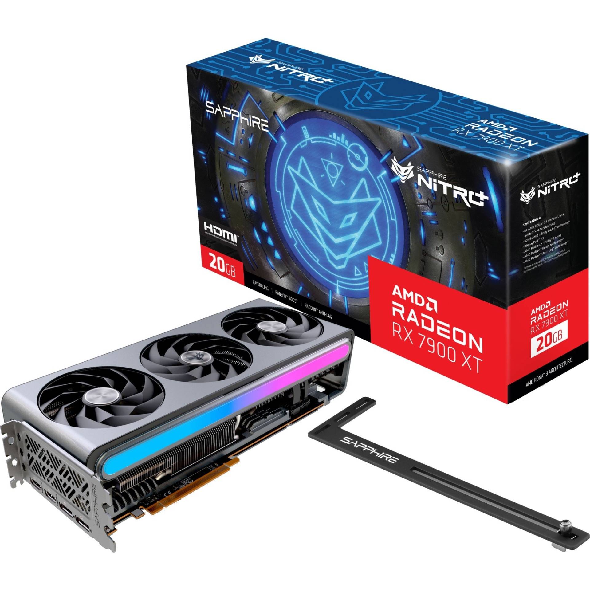 Radeon RX 7900 XT NITRO+ Vapor-X 20GB, Grafikkarte von Sapphire