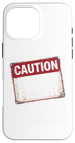 Hülle für iPhone 16 Pro Max Caution I Have No Filter Lustige sarkastische Humor Kleidung von Sarcastic Humor Apparel