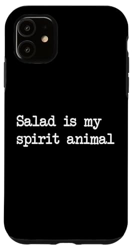 Hülle für iPhone 11 Salat is my spirit animal Funny Salads Minimalist von Sarcastic Salad Lover Men & Women Humor