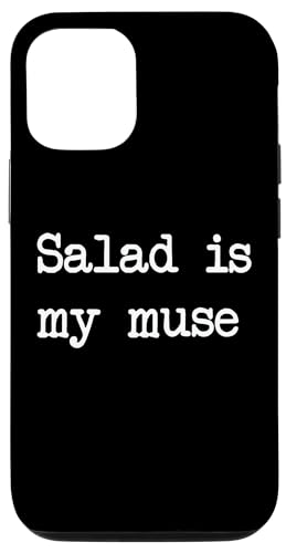 Hülle für iPhone 14 Pro Salad is my muse Lustige Salate Minimalistische Schreibweise von Sarcastic Salad Lover Men & Women Humor