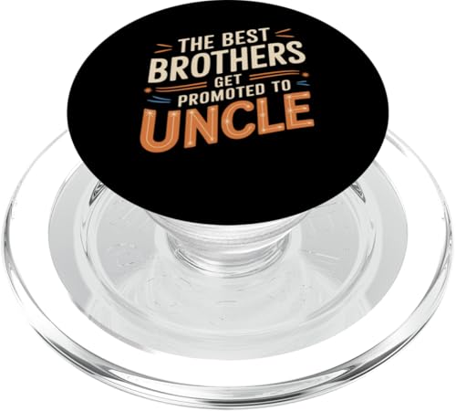 Lustig Die besten Brüder werden zu Onkel Sarcastic befördert PopSockets PopGrip für MagSafe von Sarcastic Uncle Family Graphic Tee